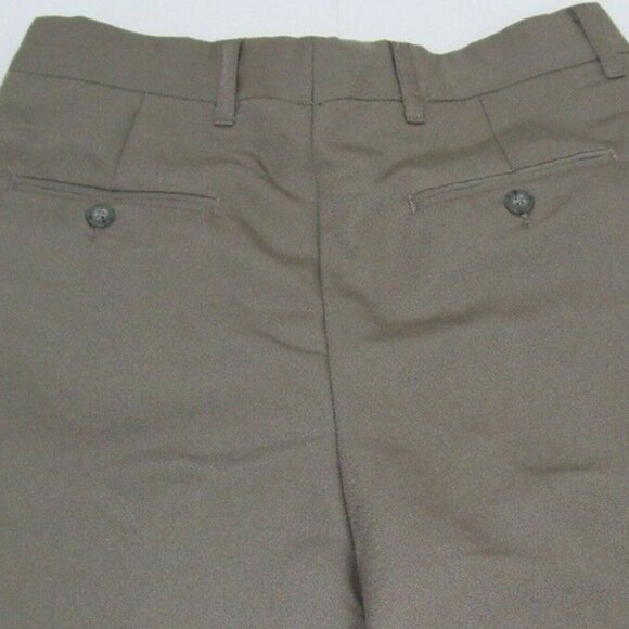 Claiborne Boys Pleated Slacks Taupe 20 Regular - Picture 6 of 8